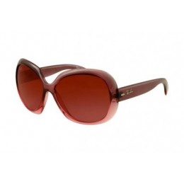 RayBan Jackie Ohh RB4098 Sunglasses Purple Gradient Frame Wine Red Gradient Brown Lens