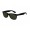 RayBan Wayfarer RB2132 Sunglasses Black Frame Crystal Green Polarized Lens ALD