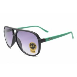 RayBan RB8975 Sunglasses Black Green Frame Purple Lens