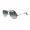 RayBan RB3025 Aviator Sunglasses Black Frame Crystal Polarized Blue Gradient Gray Lens