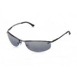 RayBan Top Bar RB3179 Sunglasses Matte Black Frame Grey Polarized Lens
