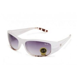 RayBan Highstreet RB4057 Purple White Sunglasses