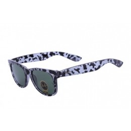 RayBan Wayfarer Rare Prints RB2140 Green Grey Leopard Sunglasses