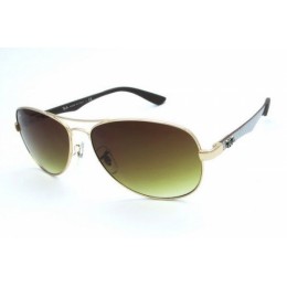 RayBan RB8361 Sunglasses Gold Frame Brown Gradient Lens