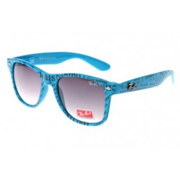 RayBan Wayfarer Fashion RB2132 Purple Blue Sunglasses