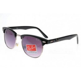 RayBan Clubmaster Classic RB3016 Purple Black Sunglasses