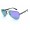RayBan RB8362 Aviator Sunglasses Gun Grey Frame Purple Lens