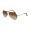 RayBan Aviator RB3025 Sunglasses Brown Frame Crystal Brown Gradient Lens ABK