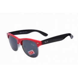 RayBan Clubmaster Classic YH81061 Grey Red Sunglasses