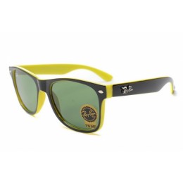 RayBan RB2712 Sunglasses Black Yellow Frame Green Lens