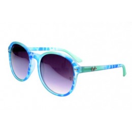 RayBan Cats RB2110 Sunglasses Green Blue Patten Frame AER