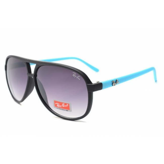RayBan RB8975 Sunglasses Black Light Blue Frame Purple Lens