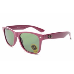 RayBan RB2712 Sunglasses Pink Red Frame Green Lens
