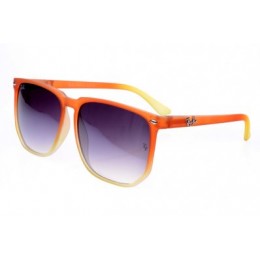 RayBan Clubmaster RB2143 Sunglasses Orange Yellow Frame AGH