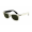 RayBan RB2140 Wayfarer Sunglasses Top White On Black Frame Crystal Green Lens
