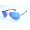 RayBan RB8361 Sunglasses Silver Frame Blue Lens