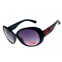 RayBan Jackie Ohh RB7019 Sunglasses Black Red Frame AIT