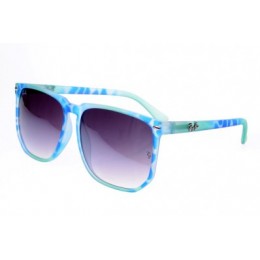 RayBan Clubmaster RB2143 Sunglasses Green Blue Pattern Frame AGF