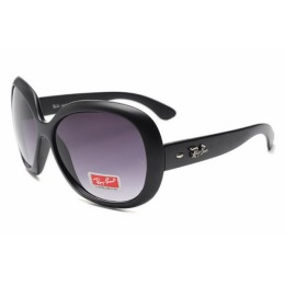 RayBan RB4098 Jackie Ohh II Sunglasses Matte Black Frame Purple Lens
