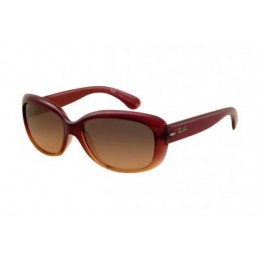 RayBan Jackie Ohh RB4101 Sunglasses Wine Red Frame Brown Polarized Lens AIH