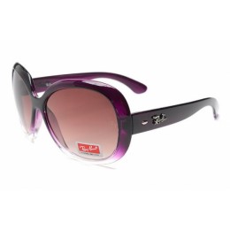 RayBan RB4098 Jackie Ohh II Sunglasses Purple Frame Brown Lens