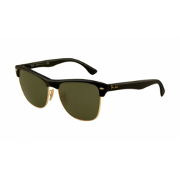 RayBan RB4175 Sunglasses Shiny Black Frame Green Lens