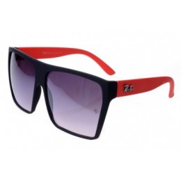 RayBan Clubmaster RB2128 Sunglasses Red Black Frame AFV