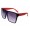 RayBan Clubmaster RB2128 Sunglasses Red Black Frame AFV
