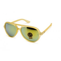 RayBan Cats 5000 Flash RB4125 Green Yellow Sunglasses