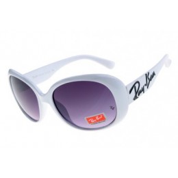 RayBan Jackie Ohh RB7019 Sunglasses White Frame AIY