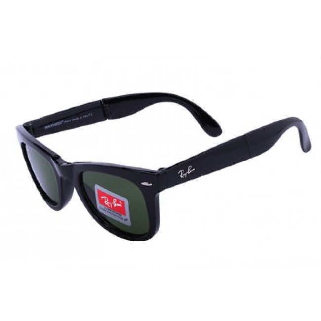RayBan Wayfarer Folding Flash RB4105 Green Black Sunglasses Cheap