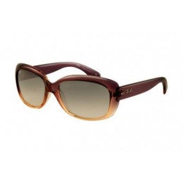 RayBan Jackie Ohh RB4101 Sunglasses Brown Frame Crystal Brown Gradient Lens AHZ