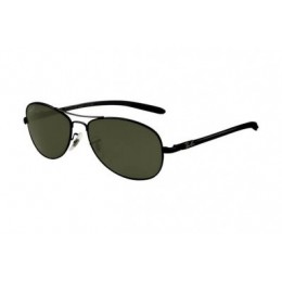 RayBan Tech RB8301 Sunglasses Black Frame Green Polar AJV