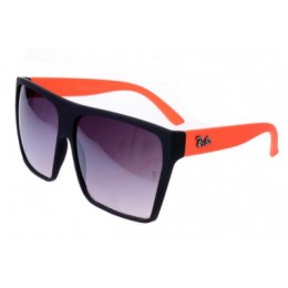 RayBan Clubmaster RB2128 Sunglasses Orange Black Frame AFS