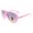 RayBan RB4125 Cats 5000 Sunglasses Shiny Pink Frame Purple Lens