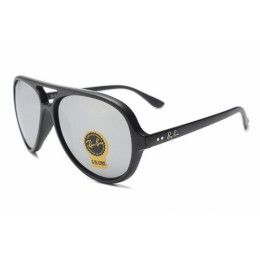 RayBan RB4125 Cats 5000 Sunglasses Black Frame Grey Lens