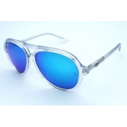 RayBan RB4125 Cats 5000 Sunglasses Crystal Frame Ice Lens