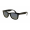 RayBan RB4105 Folding Wayfarer Sunglasses Matte Black Frame Crystal Blue