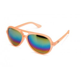 RayBan Cats 5000 Flash RB4125 Multicolor Orange Sunglasses