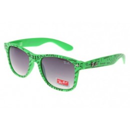 RayBan Wayfarer Fashion RB2132 Grey Green Sunglasses