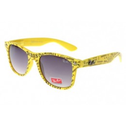 RayBan Wayfarer Fashion RB2132 Purple Yellow Sunglasses