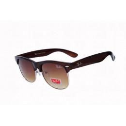 RayBan Clubmaster Classic YH81061 Brown Sunglasses