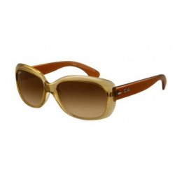 RayBan Jackie Ohh RB4101 Sunglasses Gold Frame Crystal Brown Gradient Lens AIB