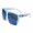 RayBan Clubmaster RB2128 Sunglasses White Blue Frame AFX