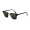 RayBan RB3016 Clubmaster Sunglasses Mock Tortoise Arista Frame Crystal Green Lens