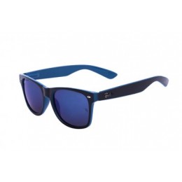 RayBan Wayfarer Color Mix RB2140 Dark Blue Sunglasses
