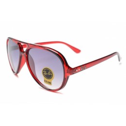 RayBan RB4125 Cats 5000 Sunglasses Crystal Ruby Frame Purple Lens