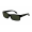 RayBan RB4151 Sunglasses Black Rubberize Frame Green Lens