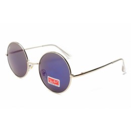 RayBan RB3088 Sunglasses Silver Frame Blue Lens