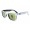 RayBan RB2140 Original Wayfarer Classic Sunglasses White Black Frame Green Lens